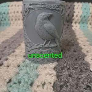 Unscented Wax Crow Candles - Perfect for Any Occasion
