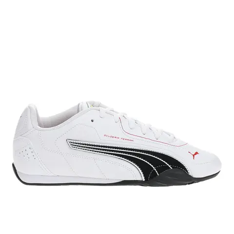 PUMA Mens Scuderia Ferrari Catch Lace Up Sneakers Shoes Casual - White