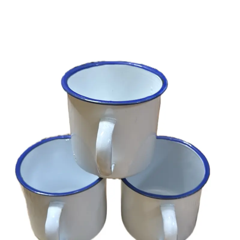 3 pack Enamel cups or gode emayè 3 pack Enamel cups or gode emayè