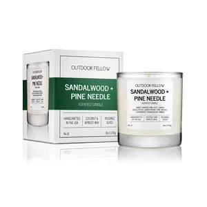 Sandalwood and Pine Needle Scented Candle