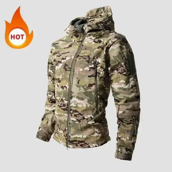 Autumn and Winter Men's Jacket - Multi-Pocket Hooded Jacket, Outdoor Tactical Workwear, Warm, Windproof, Durable, Suitable for Studio Work, Outdoor Hiking, and Fishing Leisure Sports Clothing Autumn and Winter Men's Jacket - Multi-Pocket Hooded Jacket, Outdoor Tactical Workwear, Warm, Windproof, Durable, Suitable for Studio Work, Outdoor Hiking, and Fishing Leisure Sports Clothing
