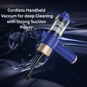 Cordless Car Vacuum Cleaner Portable Handheld Dry Auto Vacuum for Car Detailing Rechargeable Vacuum With Strong Suction