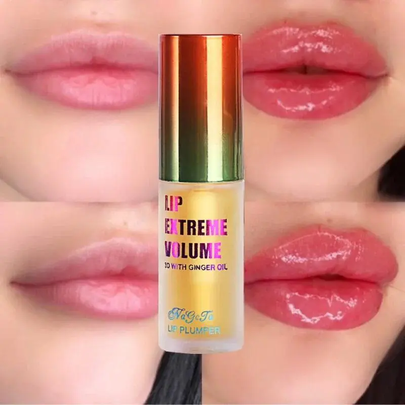 Long Lasting Lip Plumper Oil Serum, Instant Volumizing Essence Oil, Increases Elasticity Repair Lip Fine Lines, Hydrating Moisturizing Sexy Lip Balm, Moisturizing Lip Care, Cosmetics