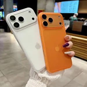 Luxury Translucent Matte Slim Phone Case For iPhone 17 17 Pro Max 17 Pro Shockproof Armor Frosted Ultra Thin Protection Cover