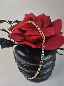 anklets laminado en 14k para uso diario