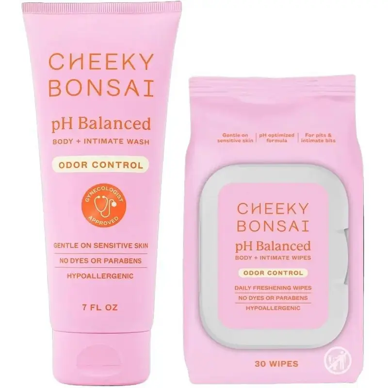 Cheeky Bonsai Smell Good Collection - pH Balanced Wipes Wash & Vaginal  Probiotic Gummies - Healthy Odor & pH - TikTok Shop