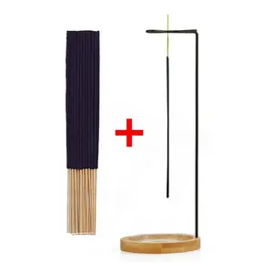 Incense Holder Set, 1 Count Iron Art Incense Burner with 20pcs Incense Stick, Desktop Decoration for Home Office, Home Fragrance Supplies, Scented