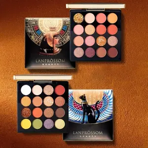 16 Colors Holographic Shiny Matte Glitter Pigment Eye Shadow Palette Eyeshadow Makeup