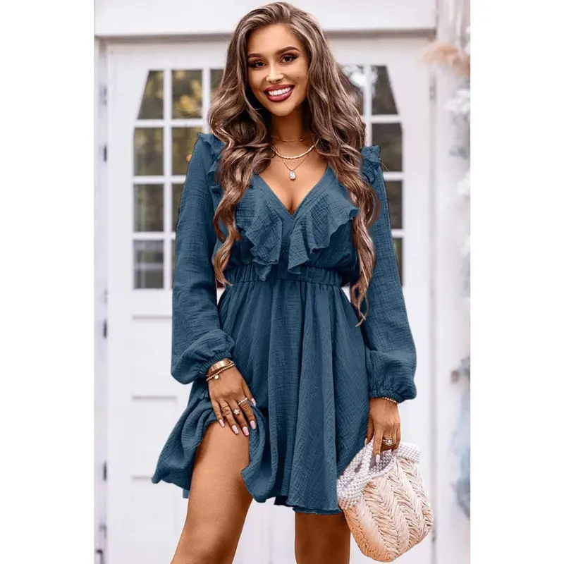 charvi long sleeve mini dress black - TikTok Shop charvi long sleeve mini dress black - TikTok Shop
