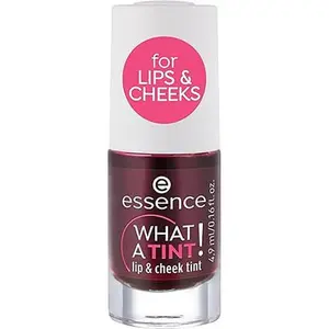 essence | What a Tint! Lip & Cheek Tint | Long-Lasting Liquid Blush & Lip Stain | Non-Sticky & Kiss-Proof | Vegan & Cruelty Free Cosmetic Gloss Lipgloss Lipstick