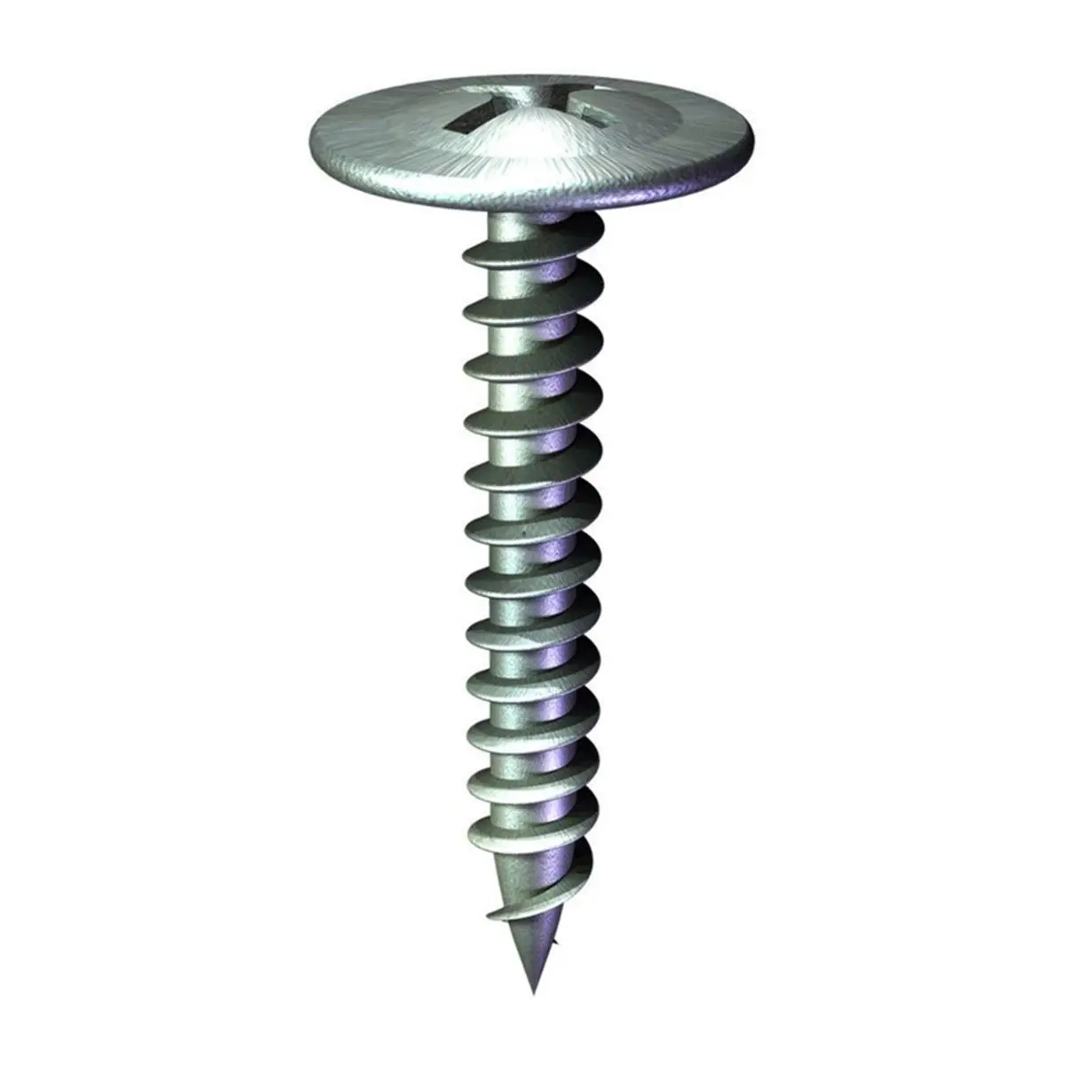 Grip-Rite Pro-Twist Hex Sheet Metal Screws, #8 x 2 in. Fine Thread, Phillips Truss Head, Zinc-Plated Steel, Easy Driving, Maximum Holding Power, for Indoor Use Sailing & Water Sports, 1 lb Pack, No. 8 Sizes X 2 In.