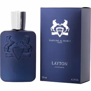 Parfums De Marly Men's Layton Eau de Parfum 4.2 Ounce Authentic French Fragrance with Apple & Vanilla Notes