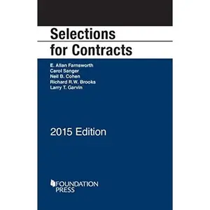 USED-Selections for Contracts, 2015 (Selected Statutes) by E. Farnsworth (Paperback)