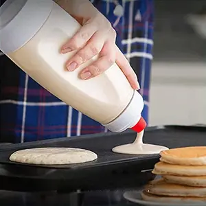 Portable Batter Dispenser,Batter Mixing Bottle with Scale,Pancake Batter Dispenser,Home Kitchen Gadgets,Dishware
