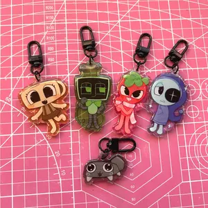 Dandy’s World Acrylic Keychains – Featuring Main Toons Like Pebble, Dandy, Astro, Shrimpo, Vee & More, Cute Collectible Gifts for Fans