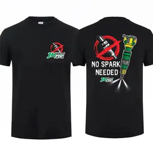 JH's Diesel No Spark Needed T-Shirt for Men - Top Menswear, Gift For Racing Fan