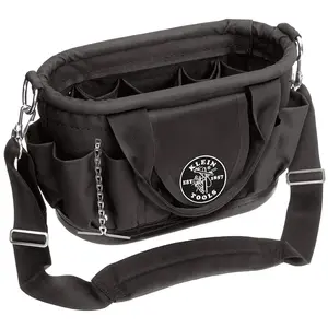 Klein Tools 58890 Tool Tote with 17 Pockets and Shoulder Strap