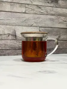 VIVA Eva Glass Mug with Infusion Tea Strainer