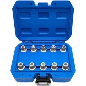10PCS Master Socket Set for BMW – Wheel Lock Key Lug Nut Removal Tool Kit Tool Box