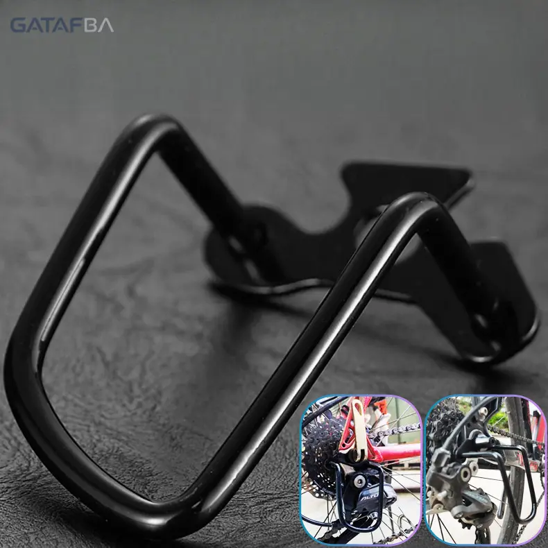 Mountain Bike Rear Derailleur Protector Road Bike Gear Guard Durable Anti-collision Bicycle Rear Derailleur Bracket Universal Cycling Spare Parts for Outdoor Riding Daily Commute Bike Maintenance,back to school,back to school haul