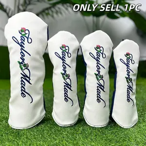 Golf Club Cover with Fresh Floral Vine Pattern, Exquisite Golf Accessories, Limited Edition, Perfect Gift for Golf Enthusiasts, Golf Pack