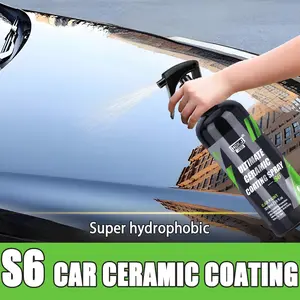 Ceramic Nano Coating for Car Paint, Professional Hydrophobic Liquid Coating Agent, Advanced Nano Crystalline Polish, Durable Car Wax & Sealant Solution, Spray Coating Agent