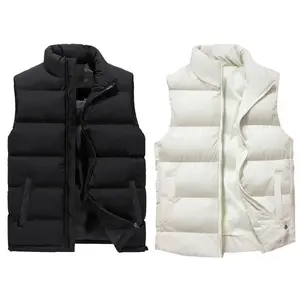2 Pack Men's Heavyweight Puffer Bubble Vest, Sizes S-2XL