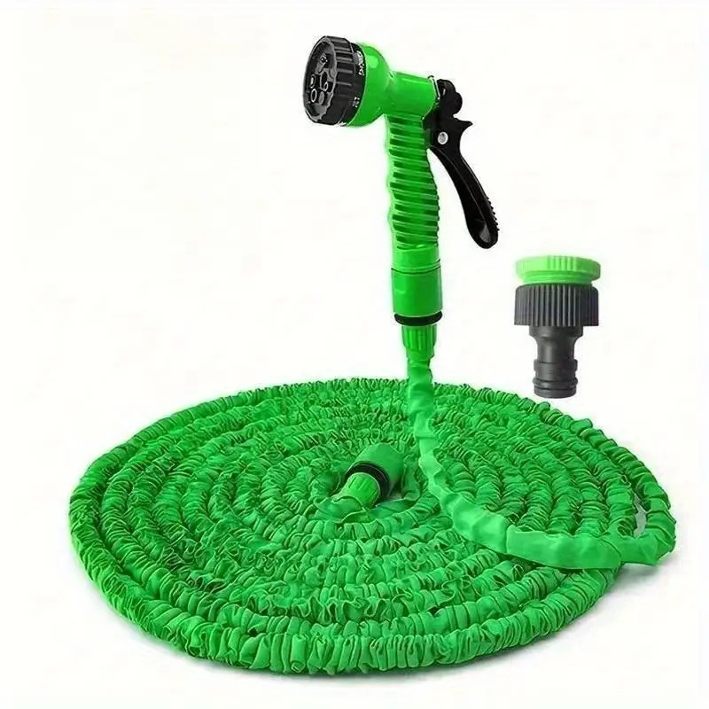 1set Expandable Magic Hose, Extendable Garden Hose, High-Pressure Car Wash, 7Water Spraying Functions, Water Gun, Home Garden Watering Hose, Garden Hose Spray Nozzle, Garden Hose Sprayer