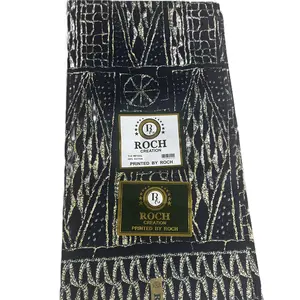 Bamileke African Print Fabric 100% Cotton Authentic Ndop Fabric Atoghu Fabric Fabric by the Yard Real Tribal Print Wax Print 46x34 inch