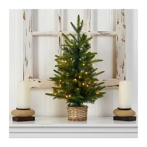 Nearly Natural 2' Christmas Tree with 35 ClearLED Lights