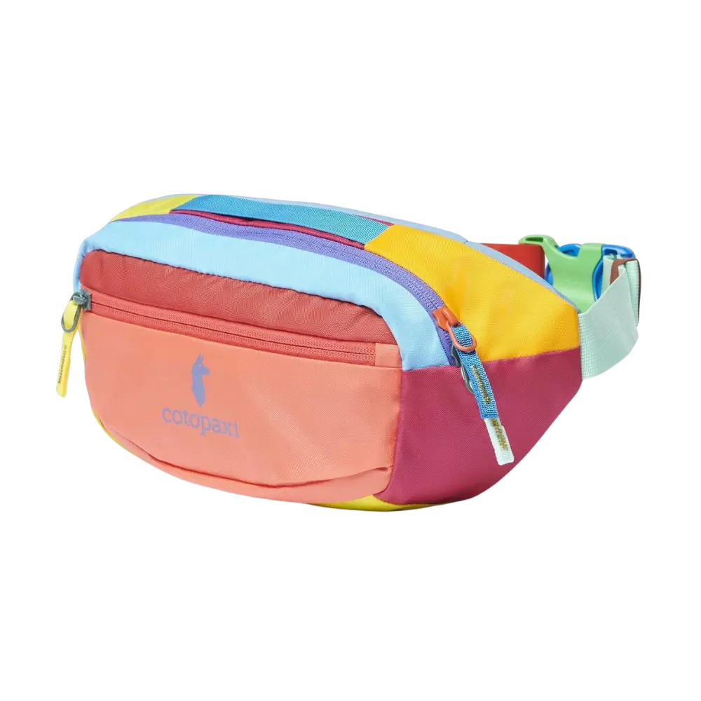 Cotopaxi Kapai Del Dia 3L Hip Pack Light, Recycled Nylon, Zippered, Eco-Friendly - THIS IS ONE PACK OF RANDOM COLOR SELECTION
