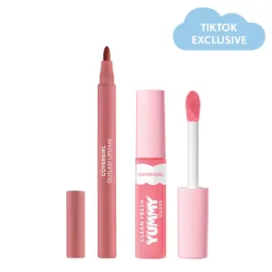 Yummy Lips, COVERGIRL Lipstain + Yummy Gloss Bundle Cosmetic Lipgloss