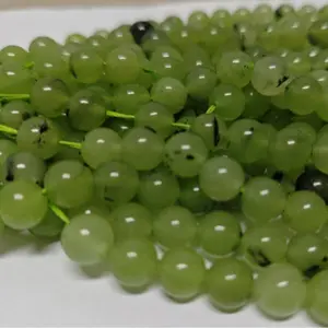 8MM Prenite jade bead strings