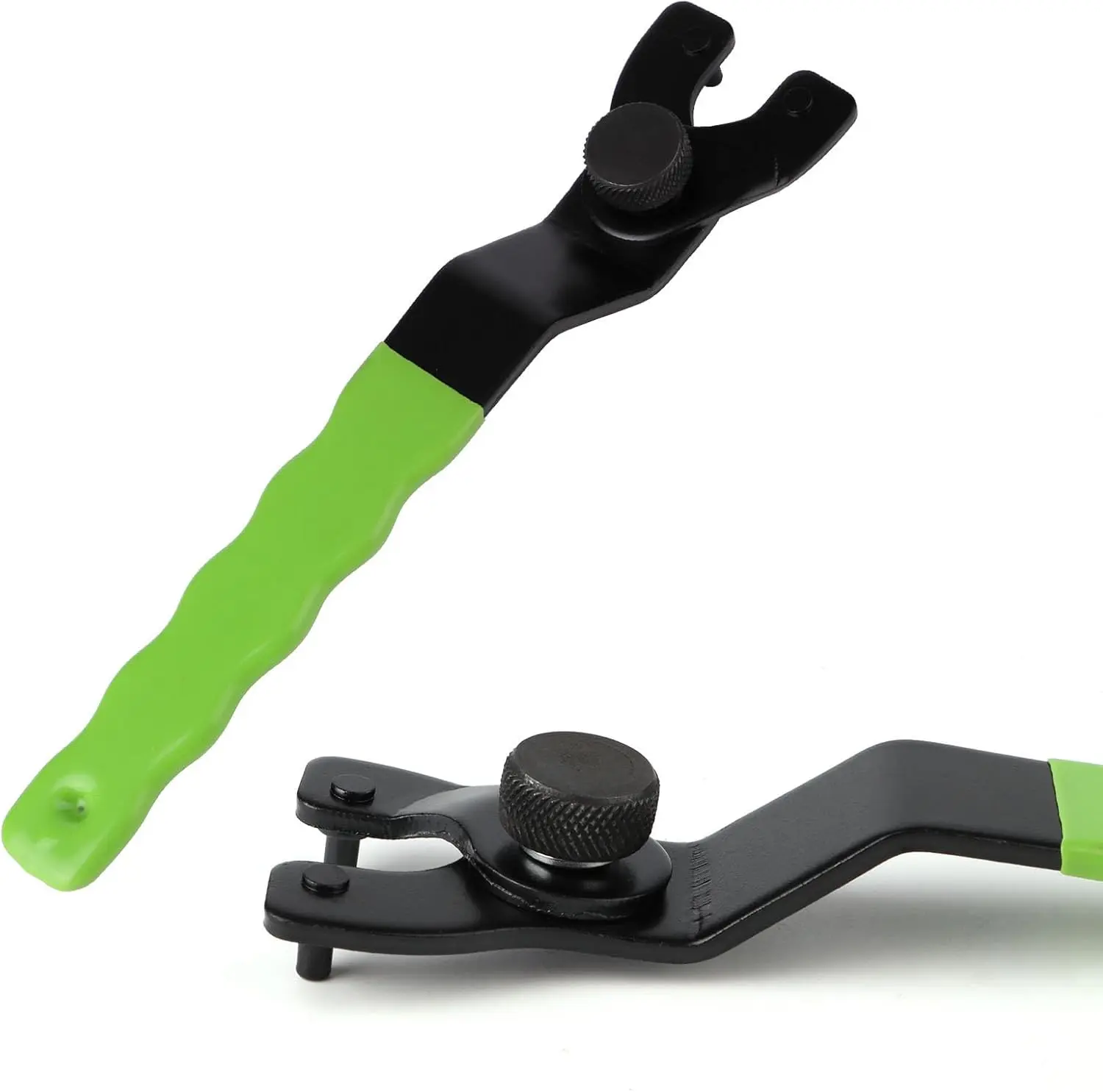 Adjustable Pin Wrench for Angle  Machine, Spanner Wrench (Green)