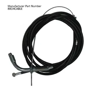 (New)Throttle Cable&Clutch Cable 2-Stroke 49cc 60cc 66cc 80cc Motorized Bicycl