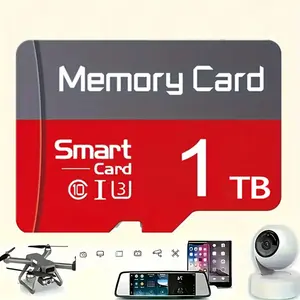 TF card, a mini SD card suitable for smartphones and cameras, for data transfer - recording videos, storing photos, and expanding the storage space of Android smartphones - compatible with most devices