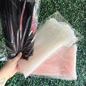 Pearl Mesh Wrap - Elegant & Timeless Design for Bouquets, Gift Wrapping, and Special Occasions - Black, White, Blush Pink