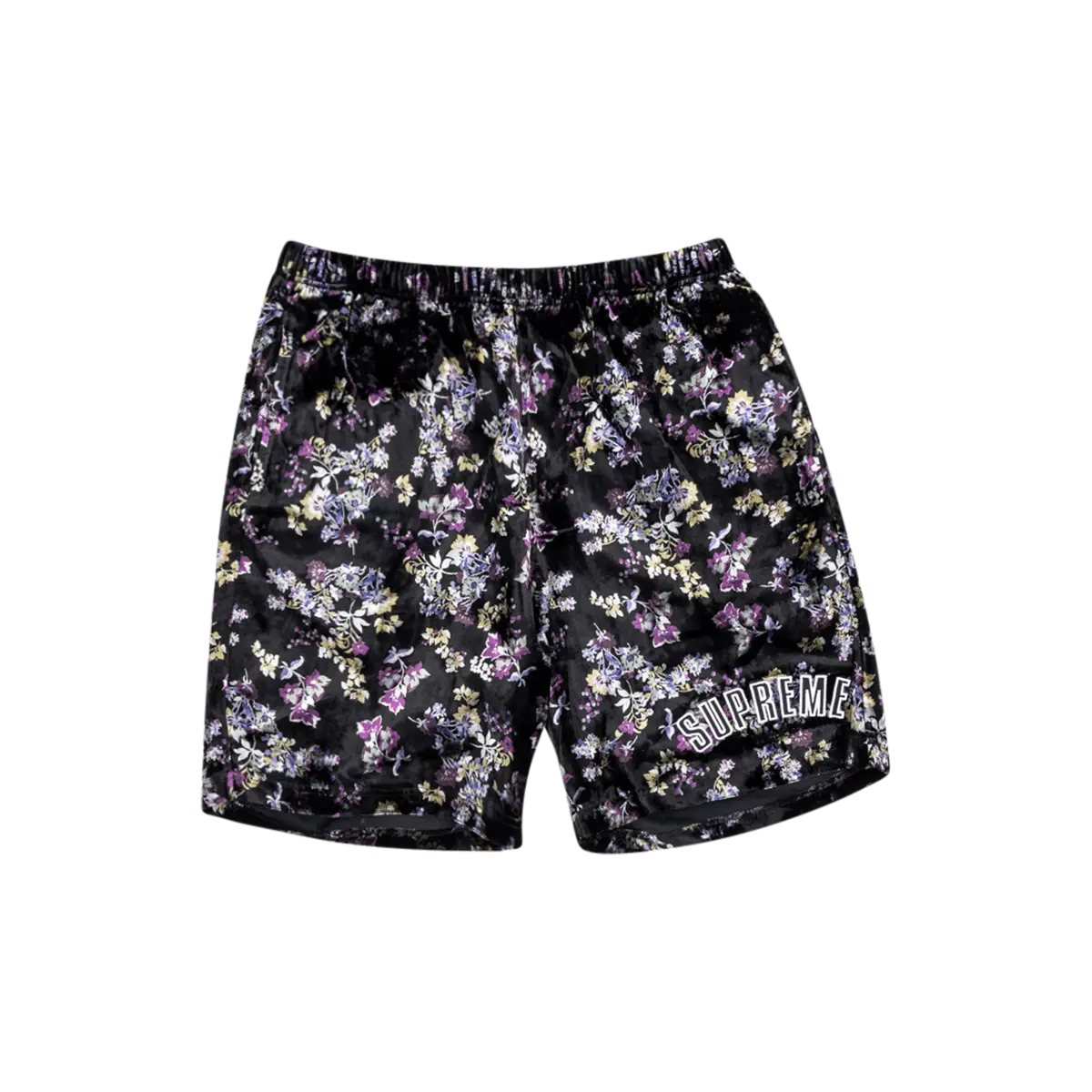 Floral Velour Shorts "FW19" SU8381