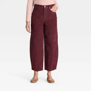 Women's High-Rise Corduroy Barrel Jeans - Universal Thread