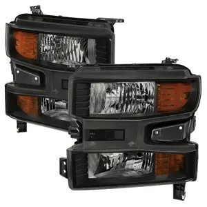 2019-2021 Chevrolet Silverado 1500 Factory Style Projector Headlight (Matte Black Housing/Smoked Lens)