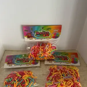 Magic Worm - Fun Squishy Worms for Kids, Non-Food, Do Not Eat, Realistic Feel, Perfect for Playtime