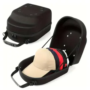 Baseball Cap Organizer Storage Bag with Hook 1 Set Hat Storage Bag with Zipper Handle Portable for Home Outdoor Travel Foldable Storage Bag Space Saving Bag