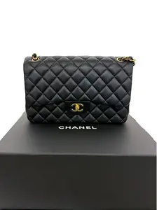 Pre-owned CHANEL leather Shoulder Bags Classic Double Flap Bag