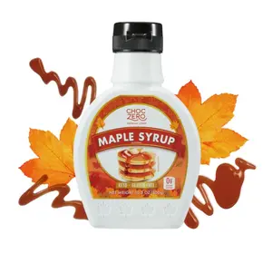 ChocZero Maple Syrup, Sugar Free, Low Carb, Sugar Alcohol Free, Gluten Free, No Preservatives, Non-GMO Dessert and Breakfast Topping Syrup, 10.5oz (Pack of 1)