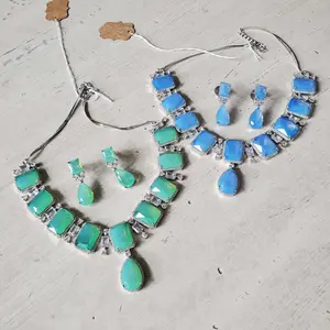 Moonstone Necklace Set