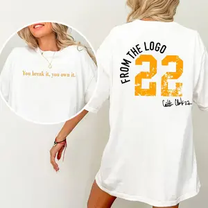 You Break It You Own It Tshirt, Caitlin Clark Basketball Front And Back Tee Shirt, From The Logo 22 Shirt, Vintage Back Clarks Goat #22 Shirt, American Clark 22 Basketball, Unisex T-Shirt, Gifts For Men Women, Short Sleeve Tee Shirt top