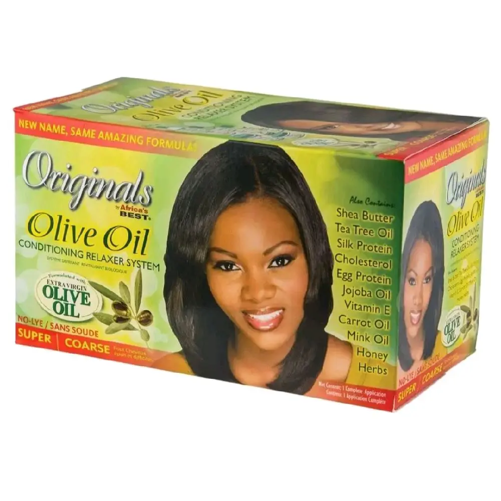 Originals Olive Oil Conditioning Relaxer System Super Coarse No-Lye Kit