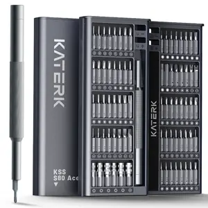 KATERK Precision Screwdriver Set, Small Screwdriver Set with Magnetizer/Demagnetizer, Mini Repair Tool Kit for Phone, Computer, Watch, Laptop, Ring Doorbell, Eyeglass, Electronic