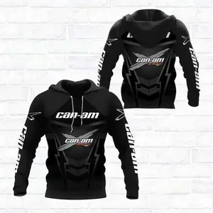 Brp Can-Am 3D Print Newest Off-Road Racing Car Unique Men Women Cozy Harajuku Casual Streetwear Hoodies Zip Sweatshirt Style - 2