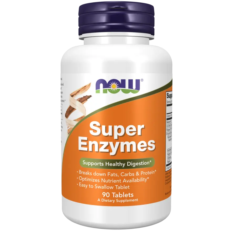 Super Enzymes 90 Tabs by Now Foods